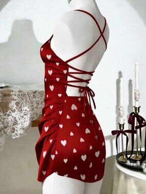 Red Heart Dress